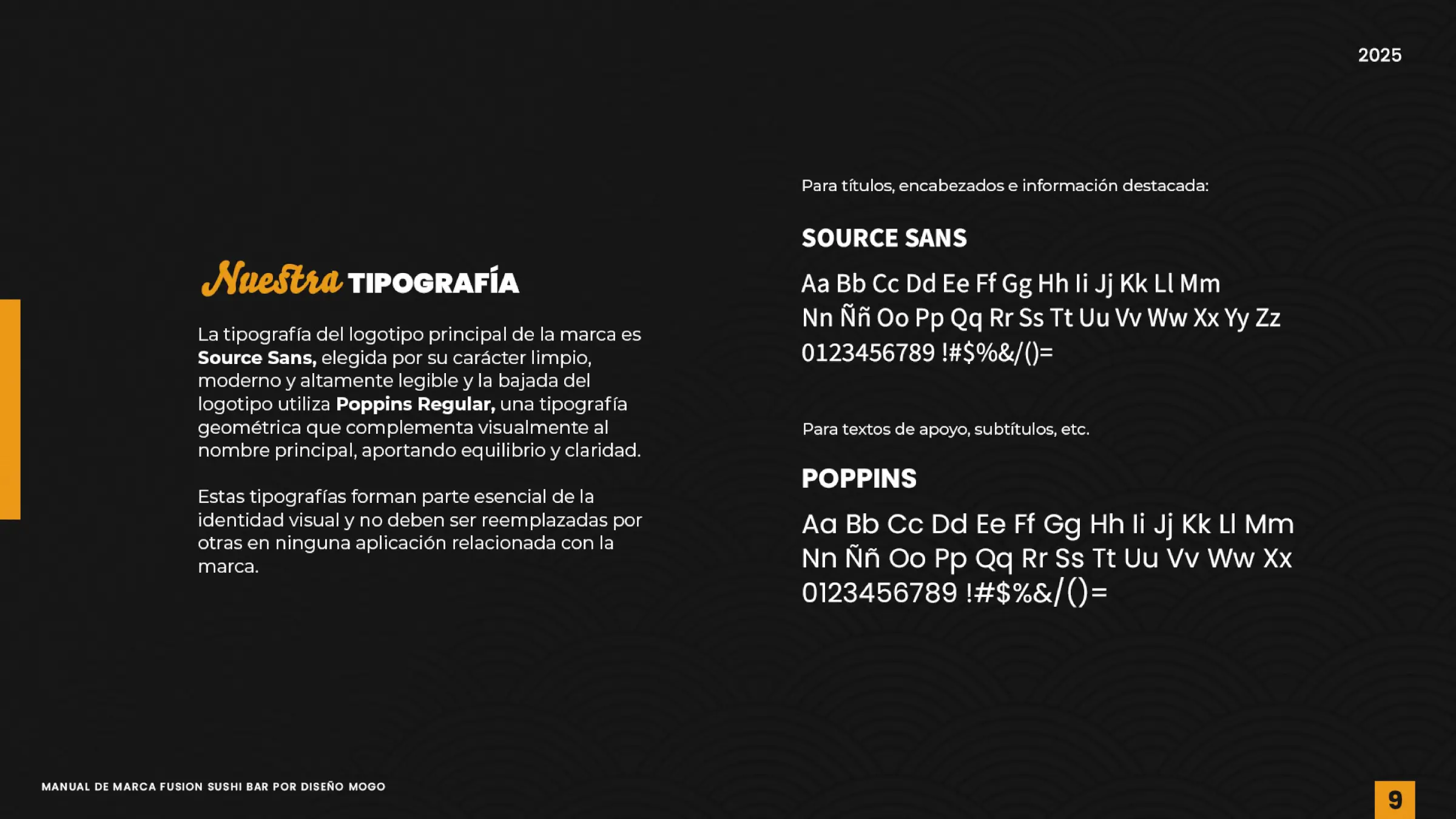 Manual de identidad: dirección de arte y fotografía de producto, trabajo de fusion sushi quillota