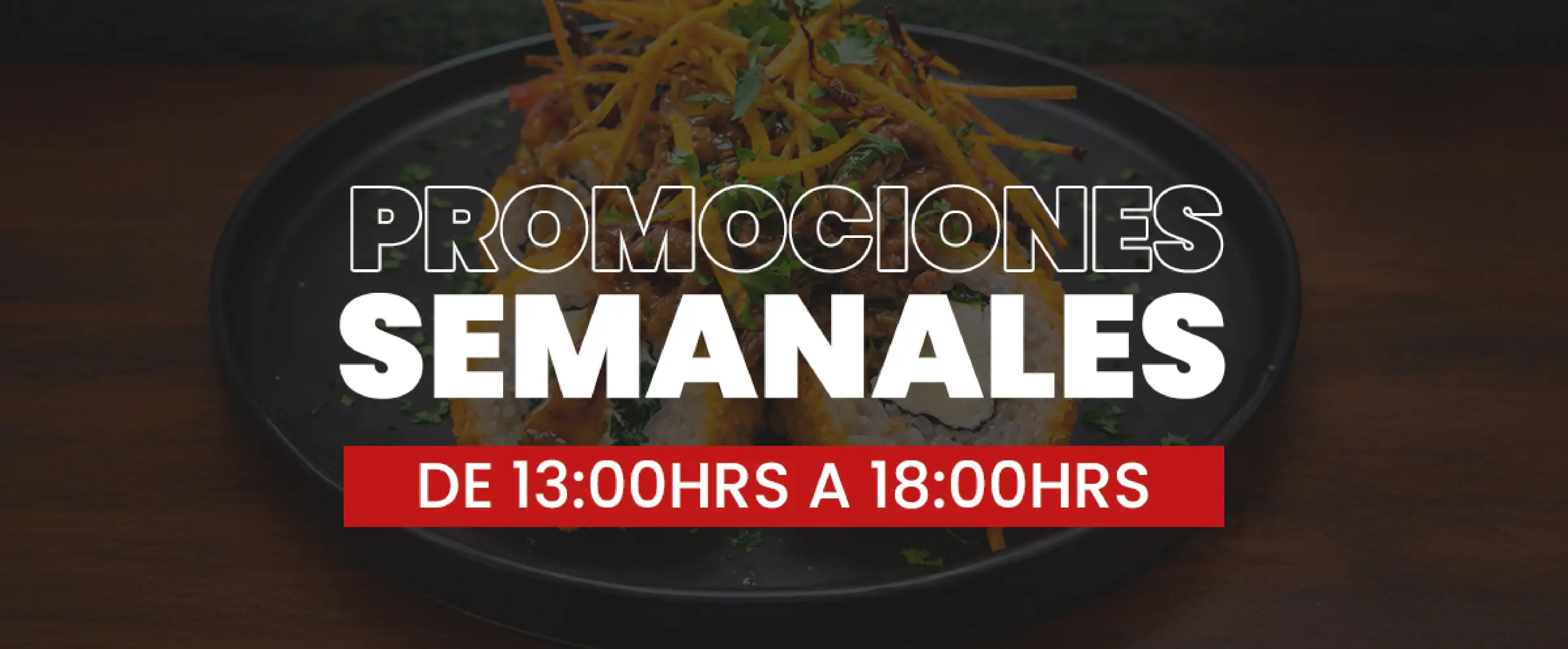 Promoción semanal: Sistema de ofertas de lunes a domingo, trabajo de fusion sushi quillota