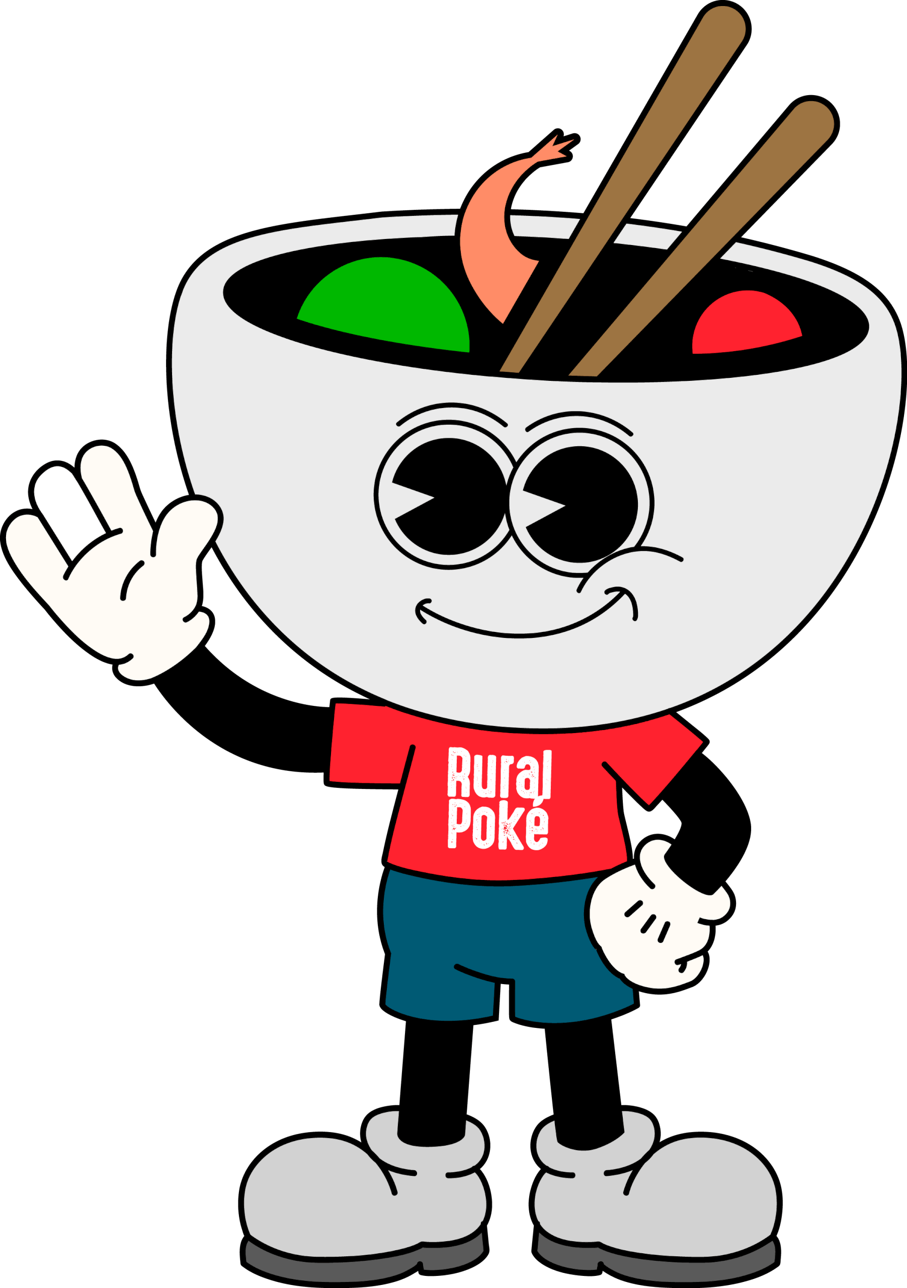 Mascota Ruralpoke: te da la bienvenida
