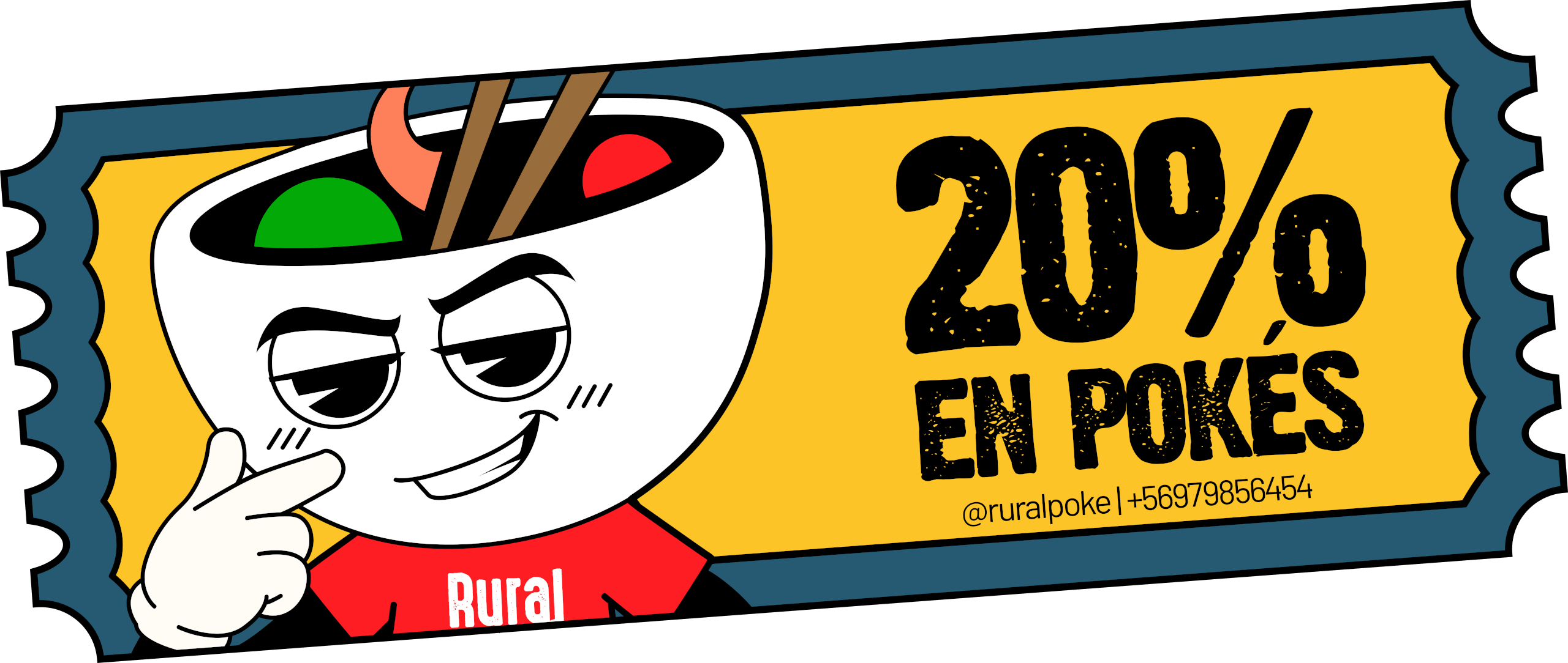 Mascota Ruralpoke: y vende sin vergüenza