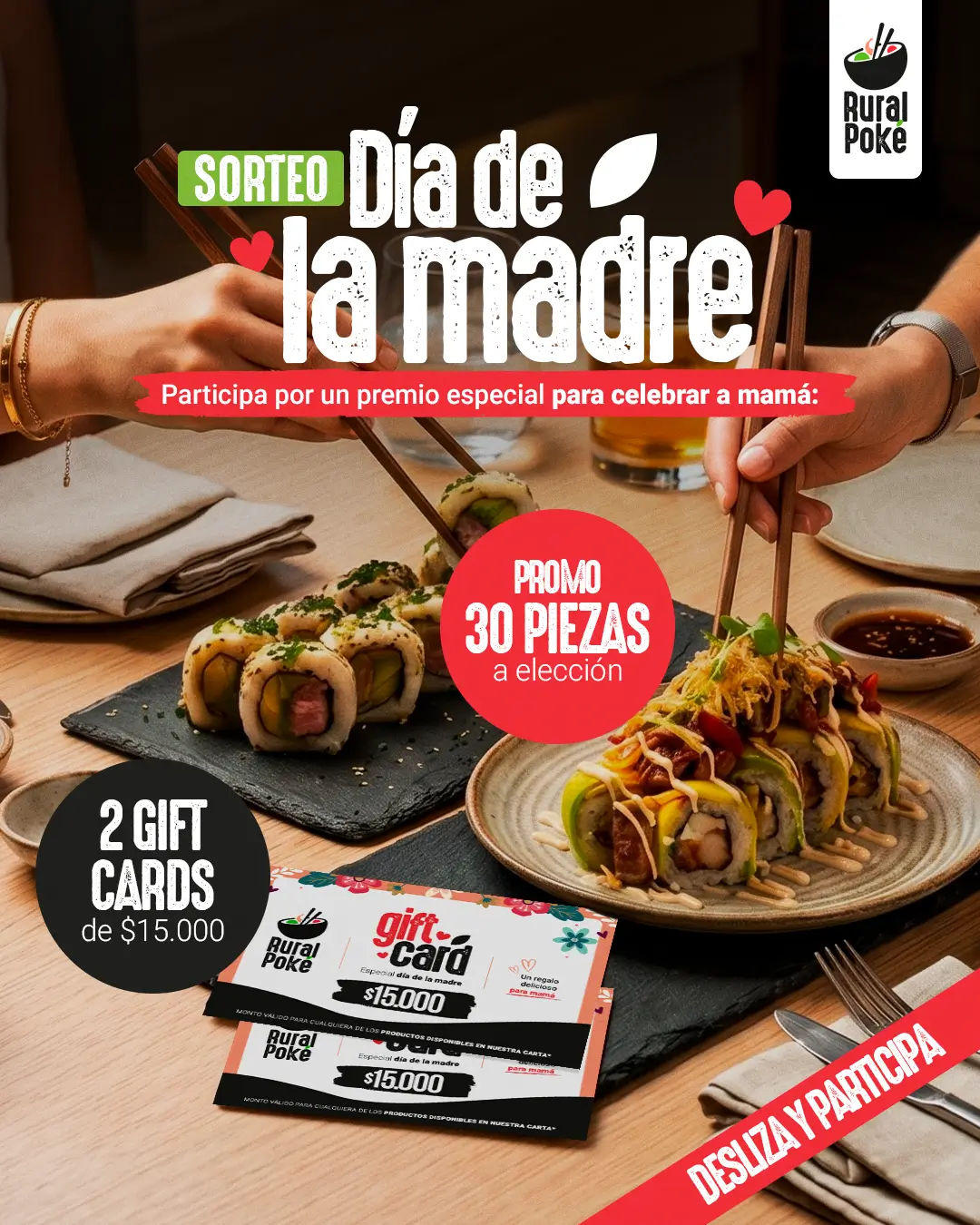 Sorteo de Día de la Madre de Ruralpoke