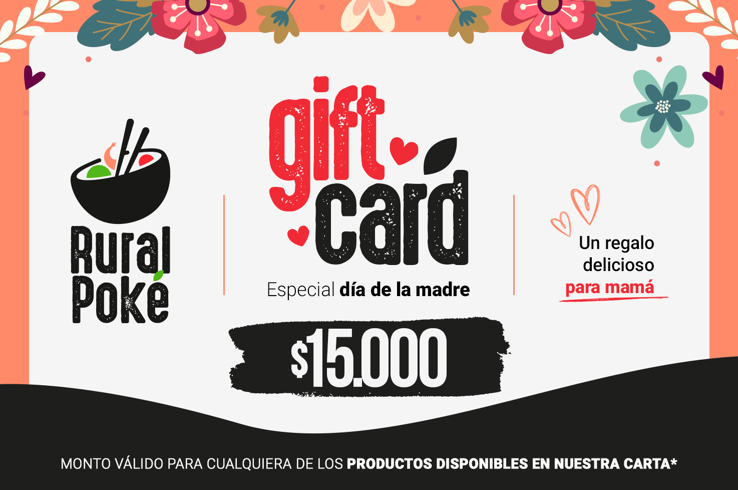 Gift card especial de Día de la Madre de Ruralpoke