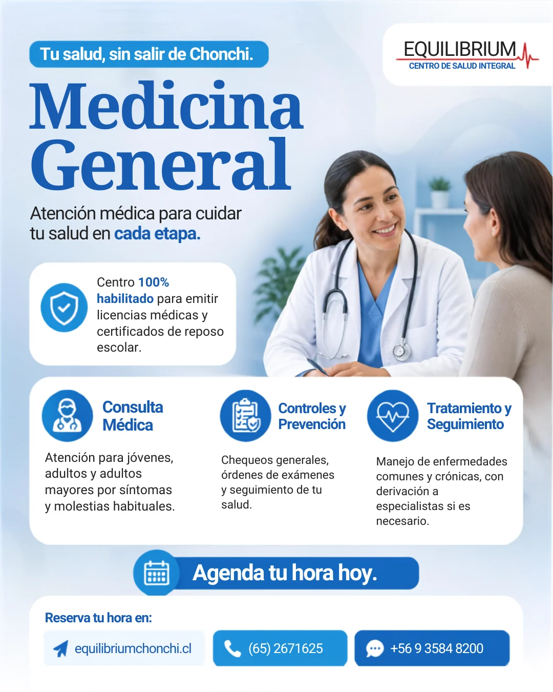 Pieza histórica de Equilibrium sobre Medicina general