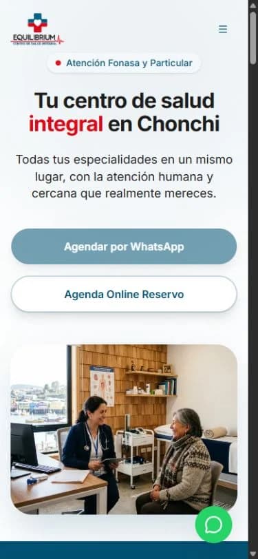Portada real de Equilibrium Chonchi adaptada a teléfono