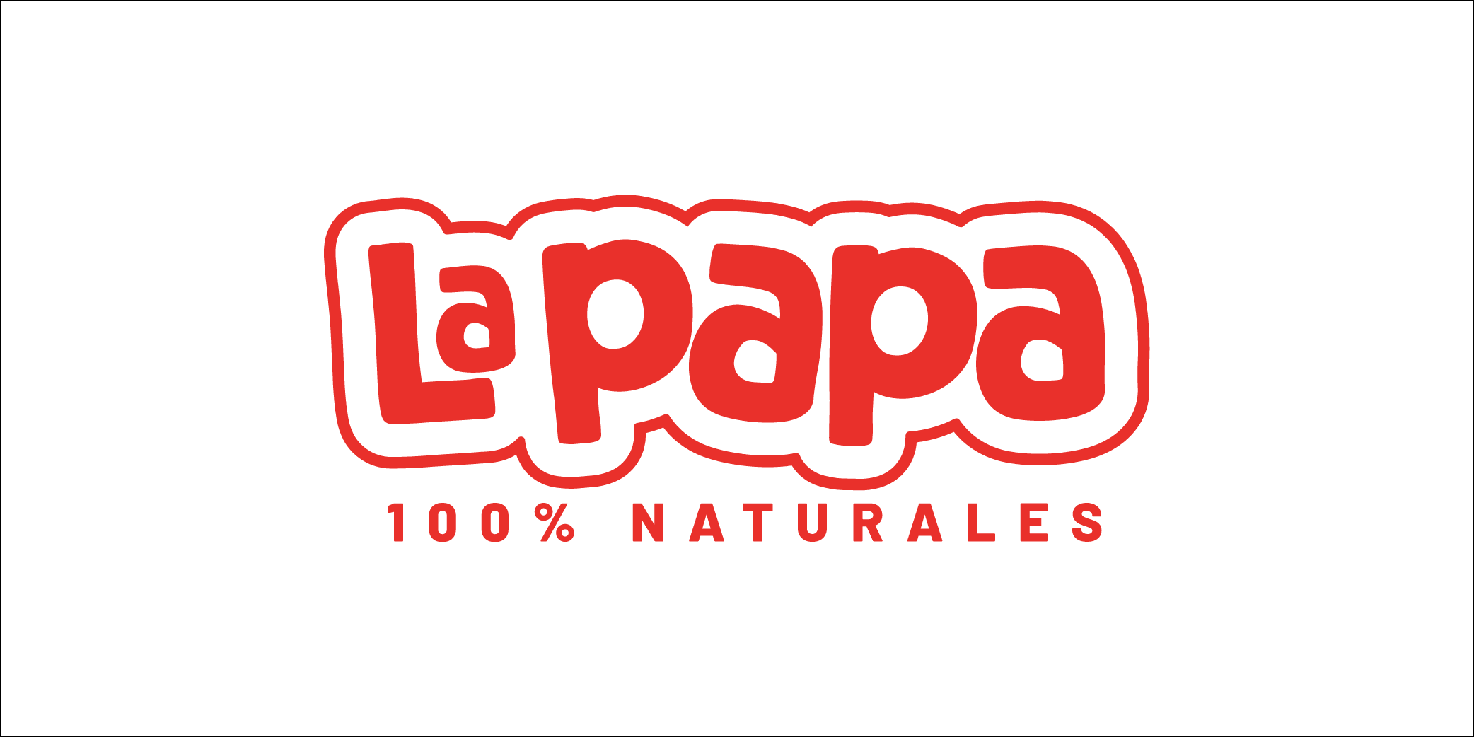 Identidad visual y logotipo de La Papa Street Food, trabajo de logos sueltos