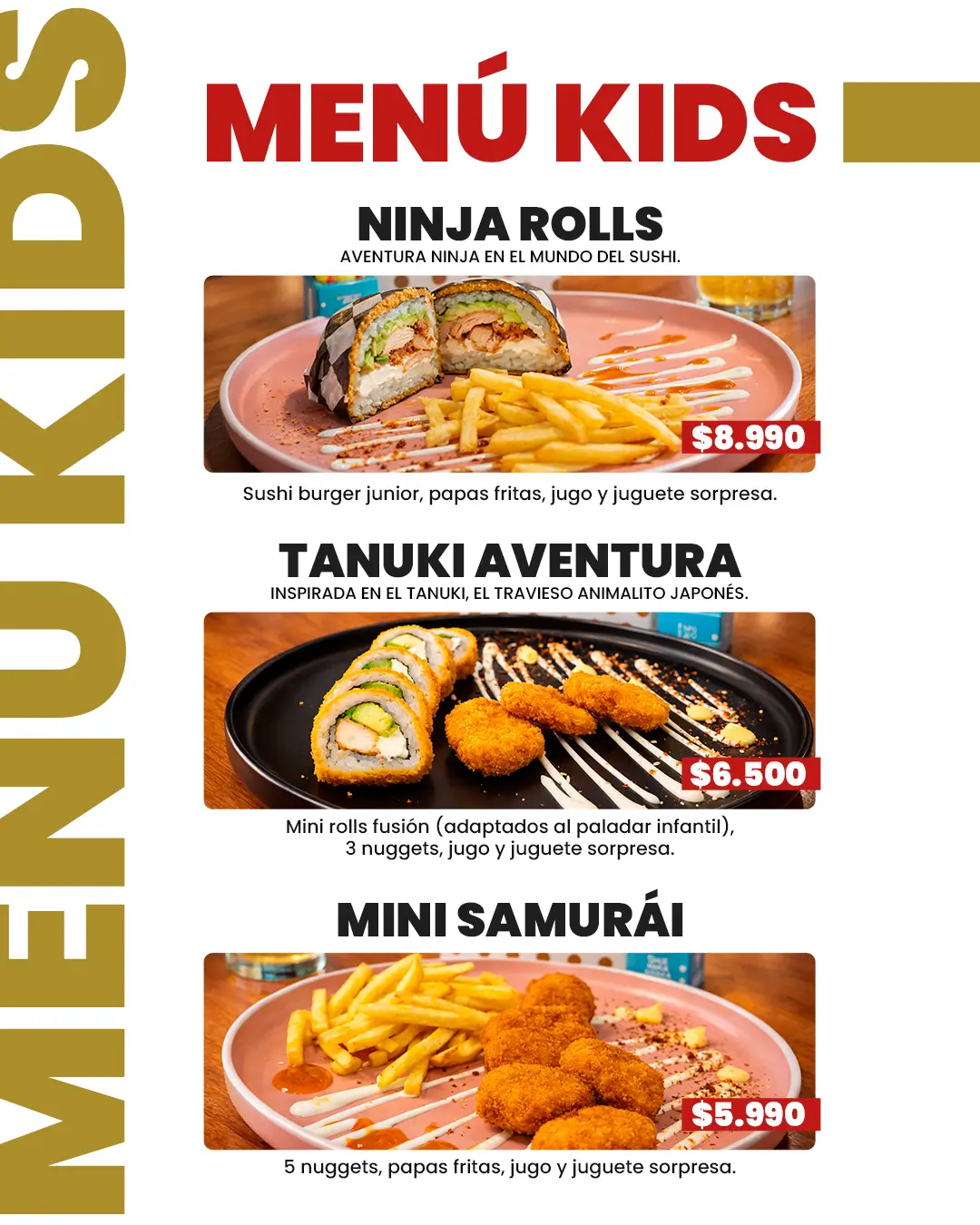 Campaña Menú Kids Fusion Sushi, slide 2