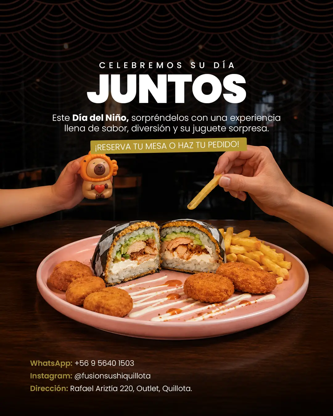 Campaña Menú Kids Fusion Sushi, slide 3