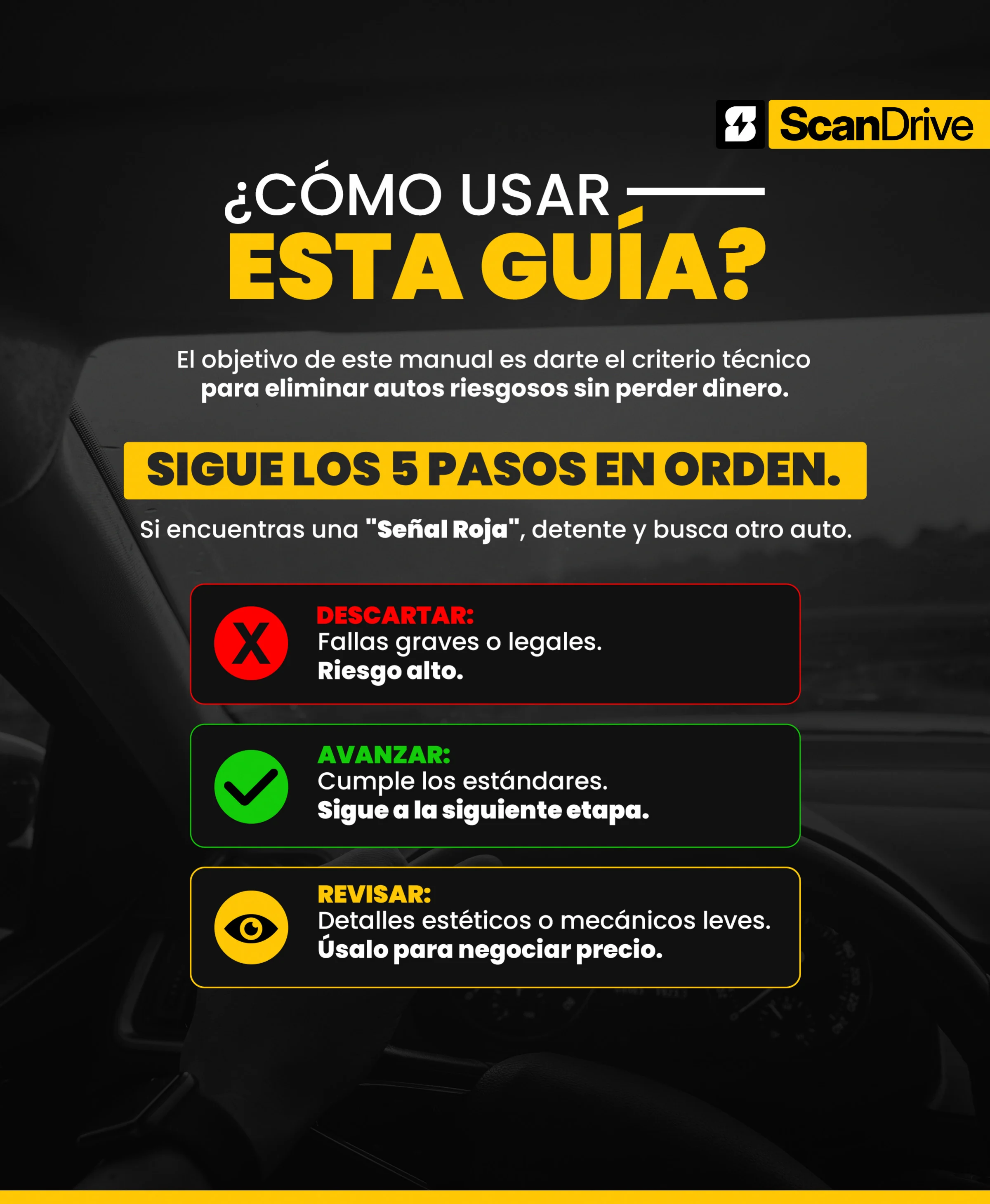 Página de la guía Scandrive sobre kilometraje real